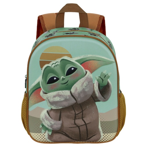 [8445118047332] Mochila 3D Say Hi Grogu The Mandalorian Star Wars 31cm