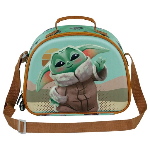 [8445118047349] Bolsa portameriendas 3D Say Hi Grogu The Mandalorian Star Wars