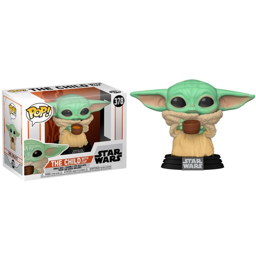 [889698499330] Funko POP Star Wars Mandalorian The Child with Cup