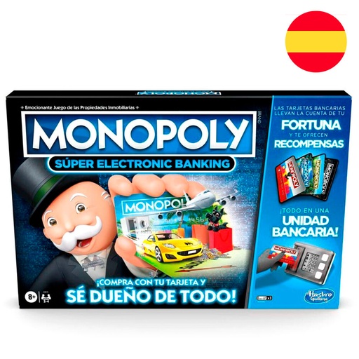 [5010993718573] Juego mesa Monopoly Super Electronic Banking