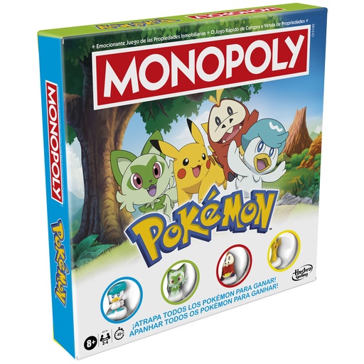 [5010996298720] Juego mesa Monopoly Pokemon español