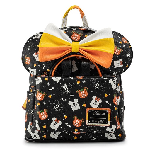 [671803378933] Set Mochila + Diadema orejas Spooky Halloween Mickey and Minnie Disney  Loungefly 27cm