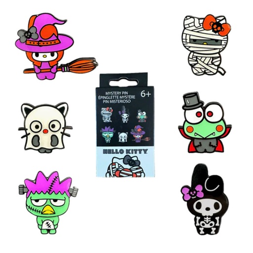 [671803437166] Blind Box Enamel Pin Hello Kitty Halloween Sanrio Loungefly surtido