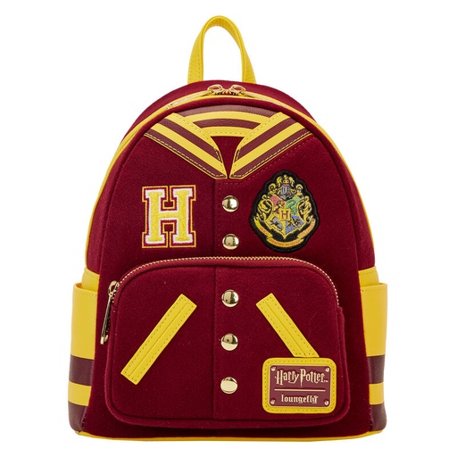[671803480391] Mochila Hogwarts Crest Varsity Jacket Harry Potter Loungefly 26cm