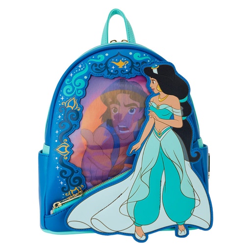 [671803506992] Mochila lenticular Jasmine Aladdin Disney Loungefly 26cm
