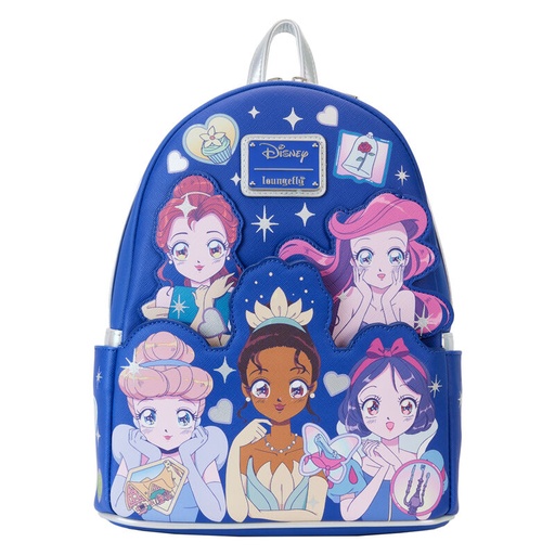 [671803507791] Mochila Manga Style Princesas Disney Loungefly 26cm