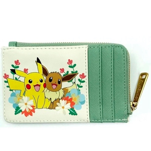 [671803507852] Tarjetero Pikachu & Eevee Floral Loungefly