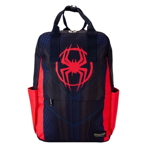 [671803511293] Mochila nylon Traje Miles Morales Spider-Verse Marvel Loungefly 43cm