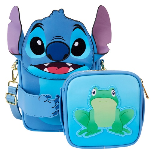 [671803514089] Bolso bandolera + monedero Camping Cuties Stitch Disney Loungefly