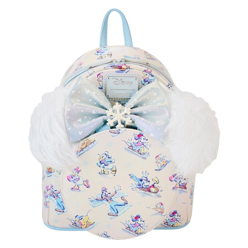 [671803526815] Set Mochila + Diadema orejas Winter Wonderland Mickey and Friends Disney Loungefly 26cm