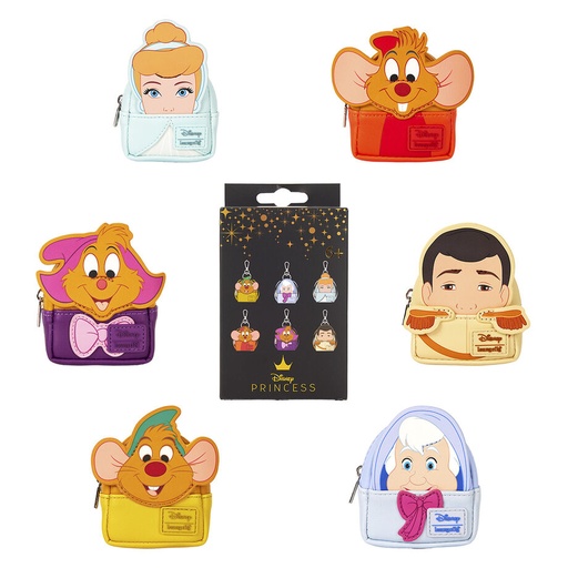 [671803544406] Llavero mini mochila Mystery Cenicienta Disney Loungefly surtido