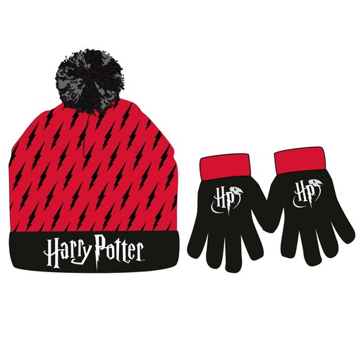 [5904009015933] Set gorro y guantes Harry Potter