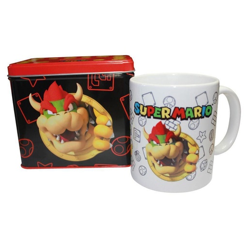 [8029085812775] Hucha + taza Bowser Super Mario Bros Nintendo