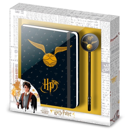 [8445118028133] Set diario + boligrafo Wings Harry Potter