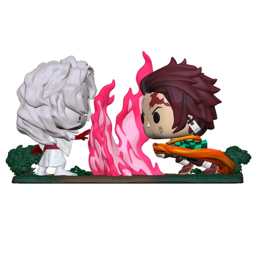 [889698490092] Figura POP Moment Demon Slayer Kimetsu no Yaiba Tanjiro vs Rui