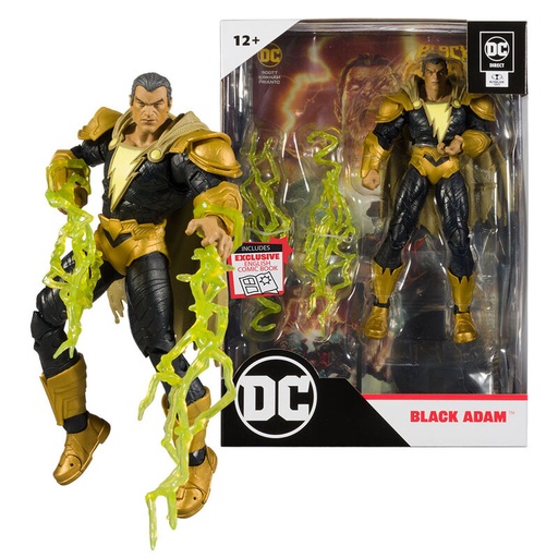 [787926159011] Figura Black Adam + Comic Black Adam DC Comics 17cm