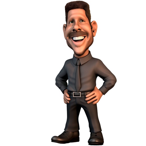 [8436605110011] Figura Minix Cholo Simeone Atletico de Madrid 7cm
