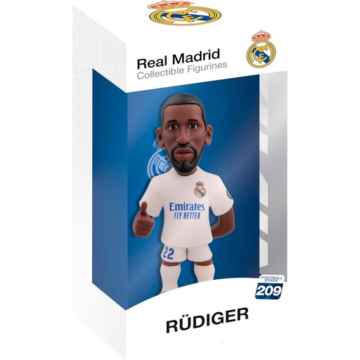 [8436605118437] Figura Minix Antonio Rudiger Real Madrid 12cm