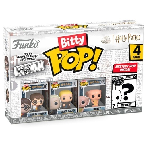 [889698713153] Blister 4 figuras Bitty POP Harry Potter - Harry Potter