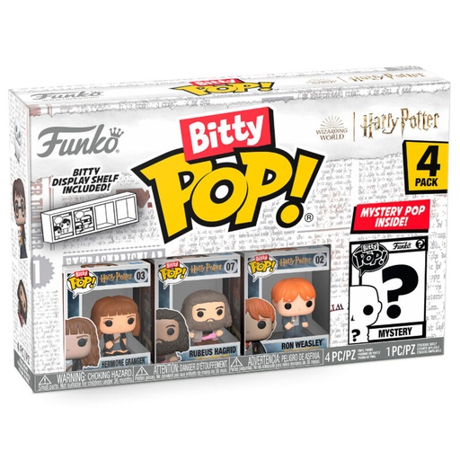 [889698713160] Blister 4 figuras Bitty POP Harry Potter Hermione