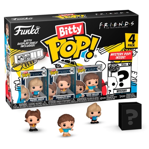 [889698730488] Blister 4 figuras Bitty POP Friends Rachel
