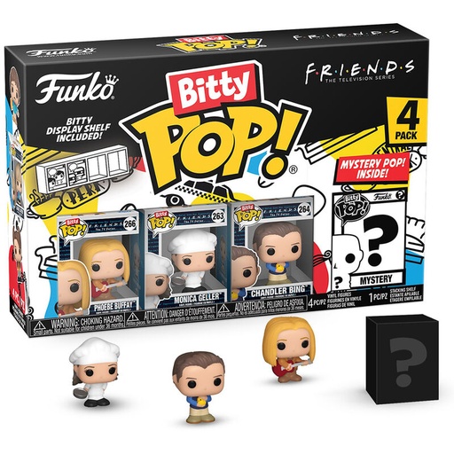 [889698730518] Blister 4 figuras Bitty POP Friends Phoebe