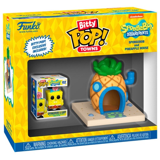 [889698836388] Figura Bitty POP Town Bob Esponja - Sponge Bob at Home