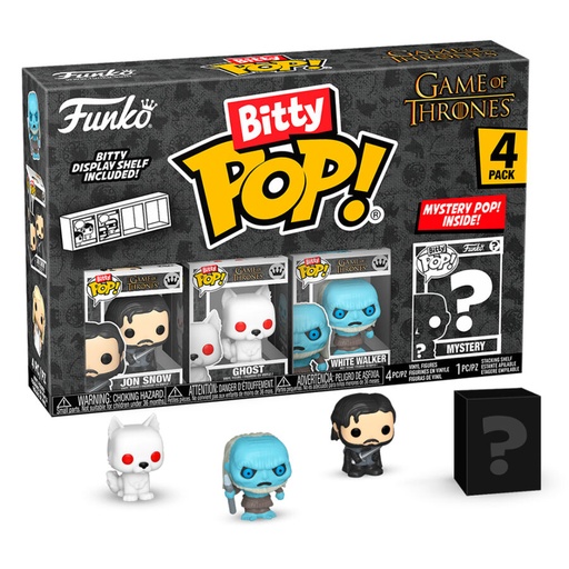 [889698836470] Blister 4 figuras Bitty POP Juego de Tronos Jon Snow