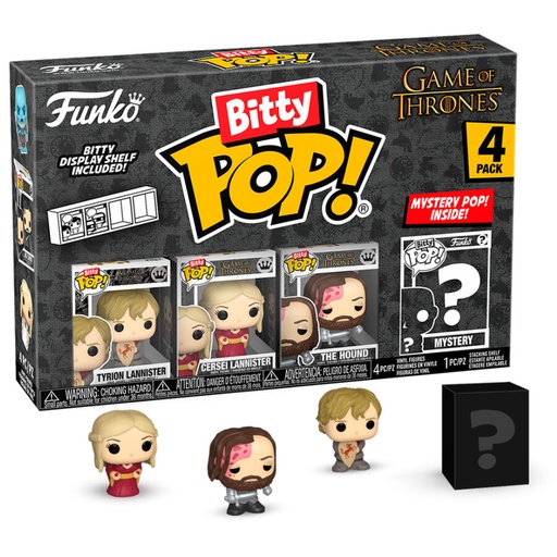 [889698836500] Blister 4 figuras Bitty POP Juego de Tronos Tyrion