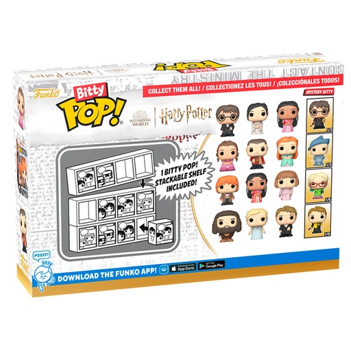 [889698836555] Blister 4 figuras Bitty POP Harry Potter Hermione