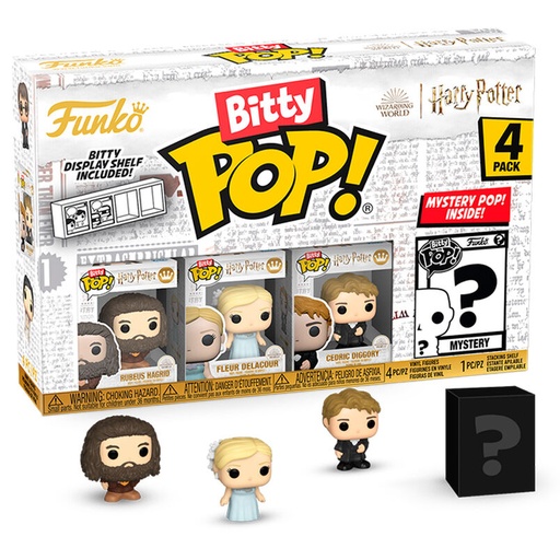 [889698836579] Blister 4 figuras Bitty POP Harry Potter Hagrid