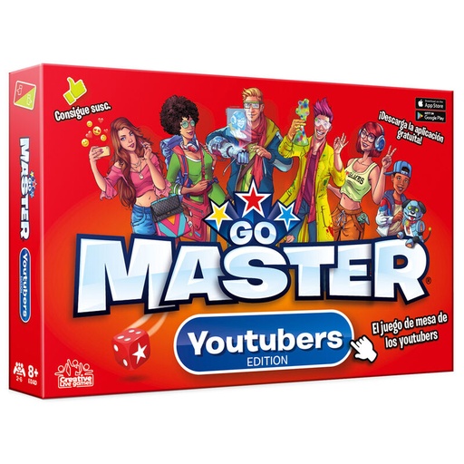 [5600778601024] Juego mesa Go Master Youtubers Editon español