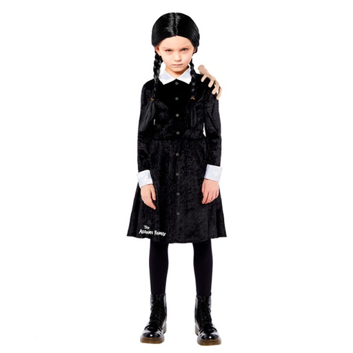[194099133593] Disfraz Miercoles Addams infantil