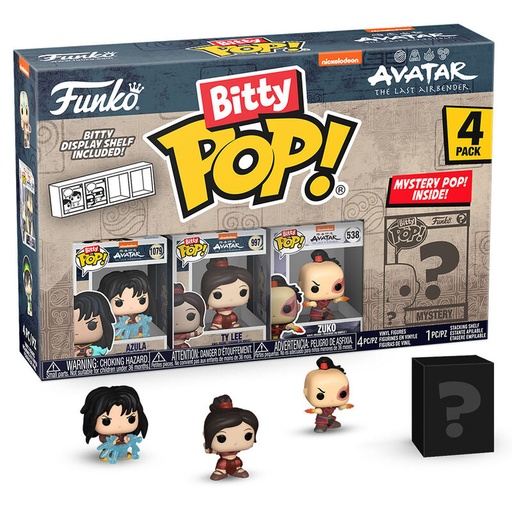 [889698730570] Blister 4 figuras Bitty POP Avatar The Last Airbender Azula