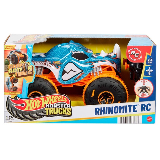 [194735261703] Coche radio control Rhinomite Monster Trucks Hot Wheels