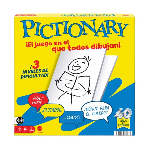 [194735290963] Juego mesa Pictionary español