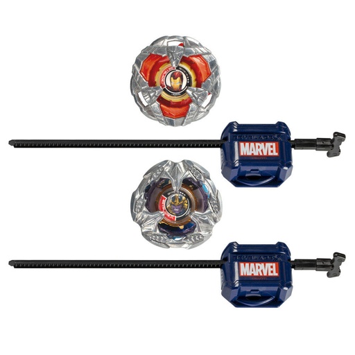 [5010996264190] Juego Iron Man 4-80B Thanos 4-60P Beyblade X