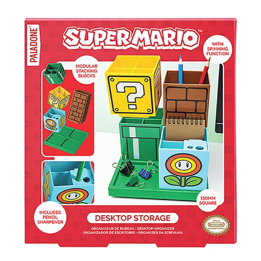 [5056577713411] Organizador escritorio Super Mario Bros 15cm