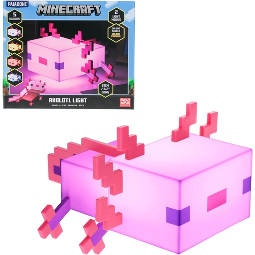 [5056577714920] Lampara Ajolote Minecraft 13cm
