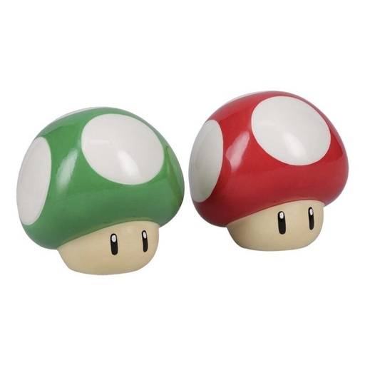 [5056577737219] Set Salero y Pimentero Setas Super Mario Bros 7cm