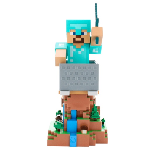 [5060525897252] Cable Guy soporte sujecion Diamond Steve Minecraft 20cm