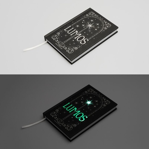 [8435497280161] Cuaderno A5 premium led + boligrafo Lumos Harry Potter
