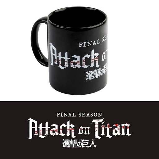 [8435747800385] Taza Logo Attack On Titan 350ml
