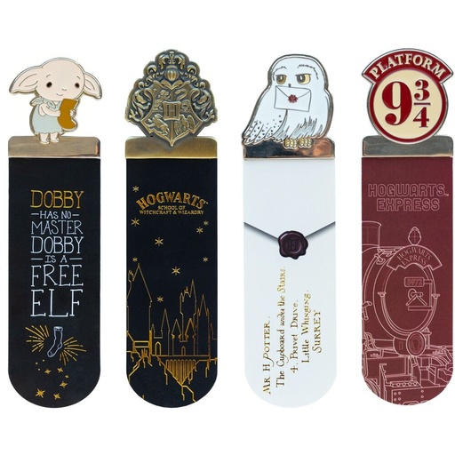 [8435747807339] Set 4 marcapaginas Harry Potter