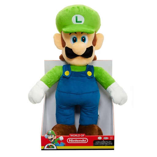 [0039897644578] Peluche Jumbo Luigi Super Mario Nintendo 50cm