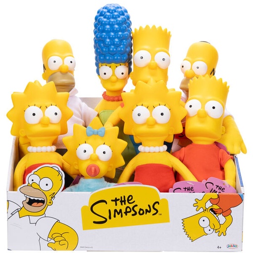 [0192995175457] Peluche Los Simpsons surtido