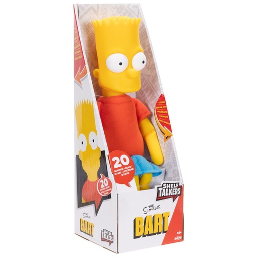 [0192995175617] Peluche parlante Bart Shelf Los Simpsons ingles 33cm