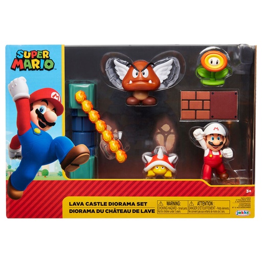 [192995400153] Blister diorama Castillo de Lava Super Mario Nintendo