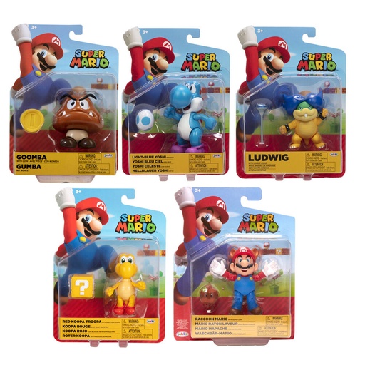 [192995411746] Figura Super Mario Super Mario Nintendo 10cm surtido