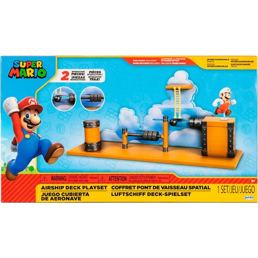 [192995416352] Playset Cubierta de la aeronave Super Mario Bros